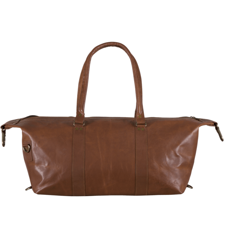 Johnny Fly Co. reistassen heren Weekend Duffle bruin 