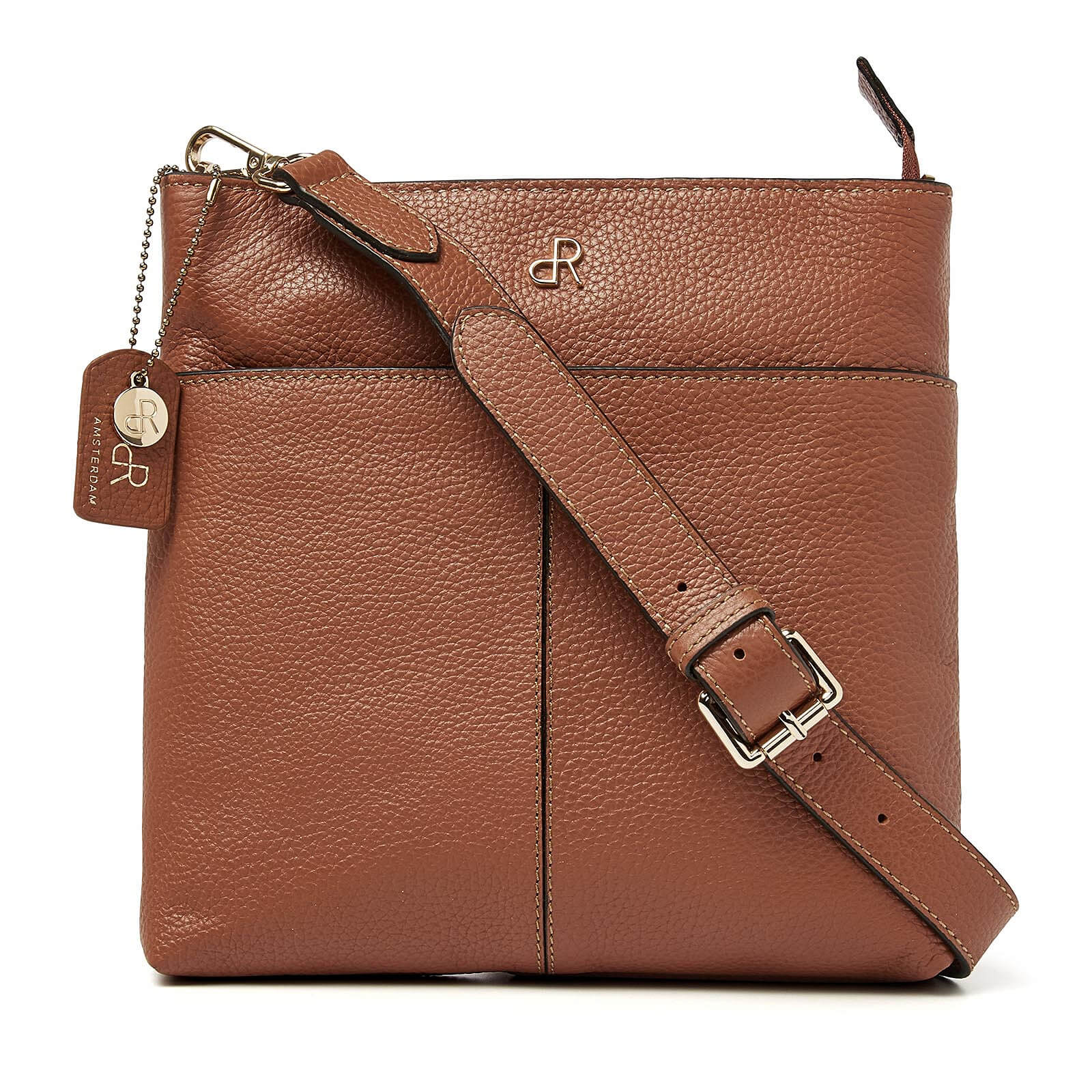 dR Amsterdam Crossbodytas Mint 1103751 cognac