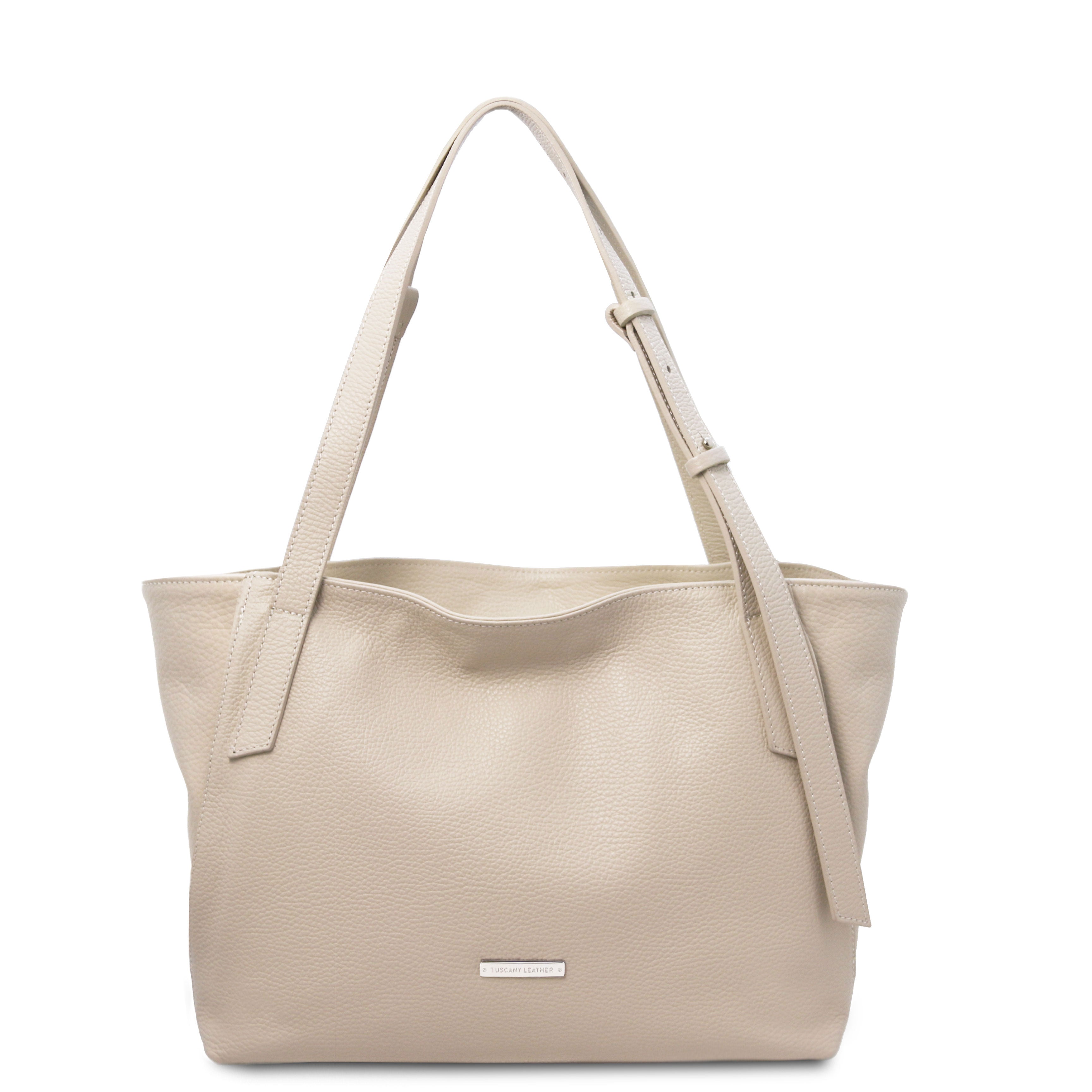 Tuscany Leather shopper leer TL BAG TL142230 beige