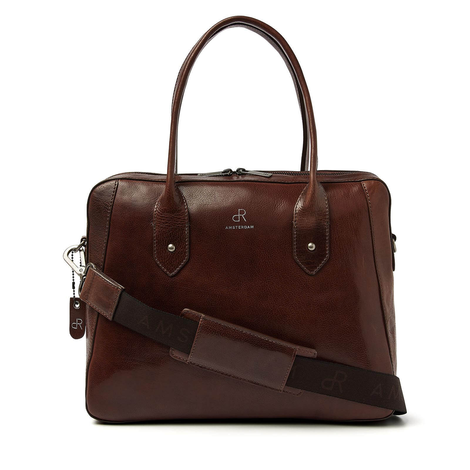 dR Amsterdam laptoptas Milan 283758 voor dames bruin 