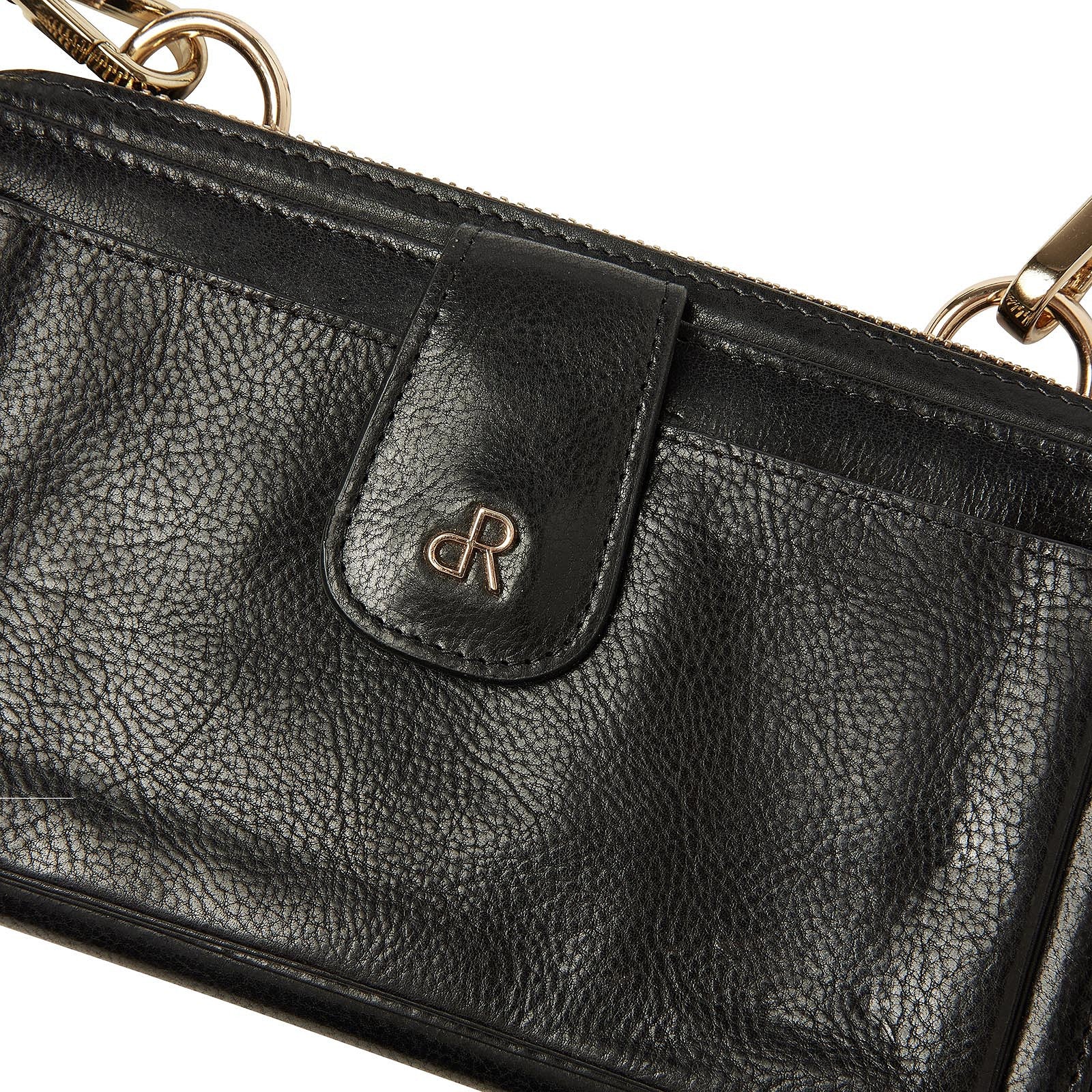 dR Amsterdam clutches dames Milan 283759 black logo