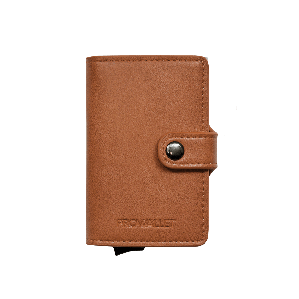 Prowallet pasjeshouder Plus Deluxe caramel bruin 8720387009435 