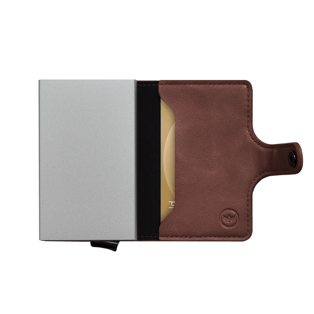 Prowallet pasjeshouder Plus Deluxe coffee bruin 8720387009466 binnenvak