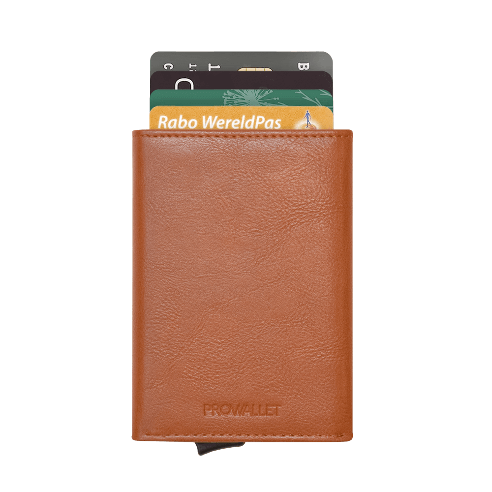 Prowallet pasjeshouder classic bruin voor unisex 8720387009862 pasjes