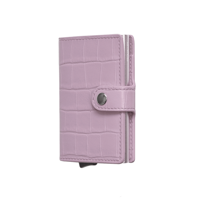 Prowallet pasjeshouder Croco lila voor dames 8721008856353 zijkant