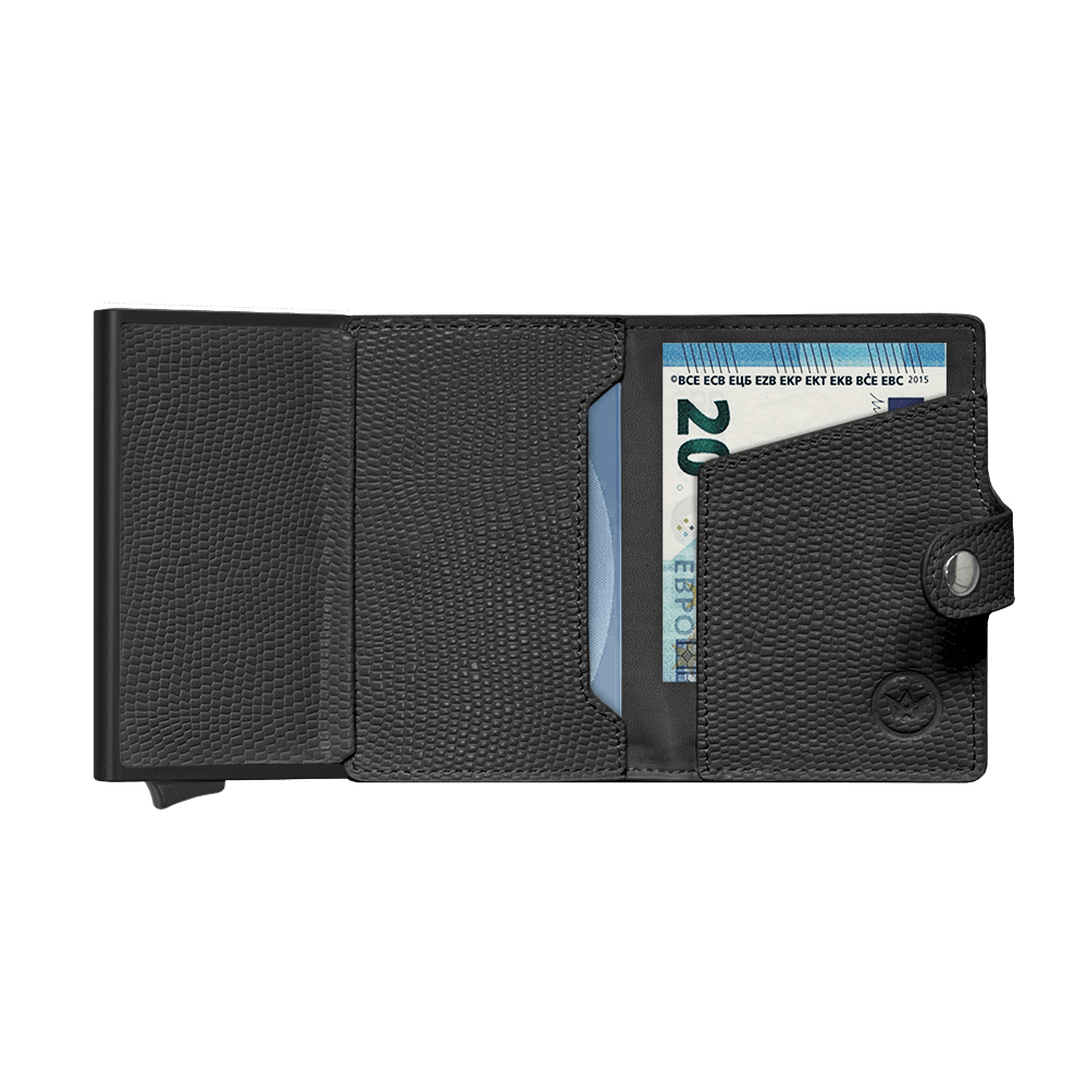 Prowallet pasjeshouder Plus Lizard Black 8721008856384 binnenvakken