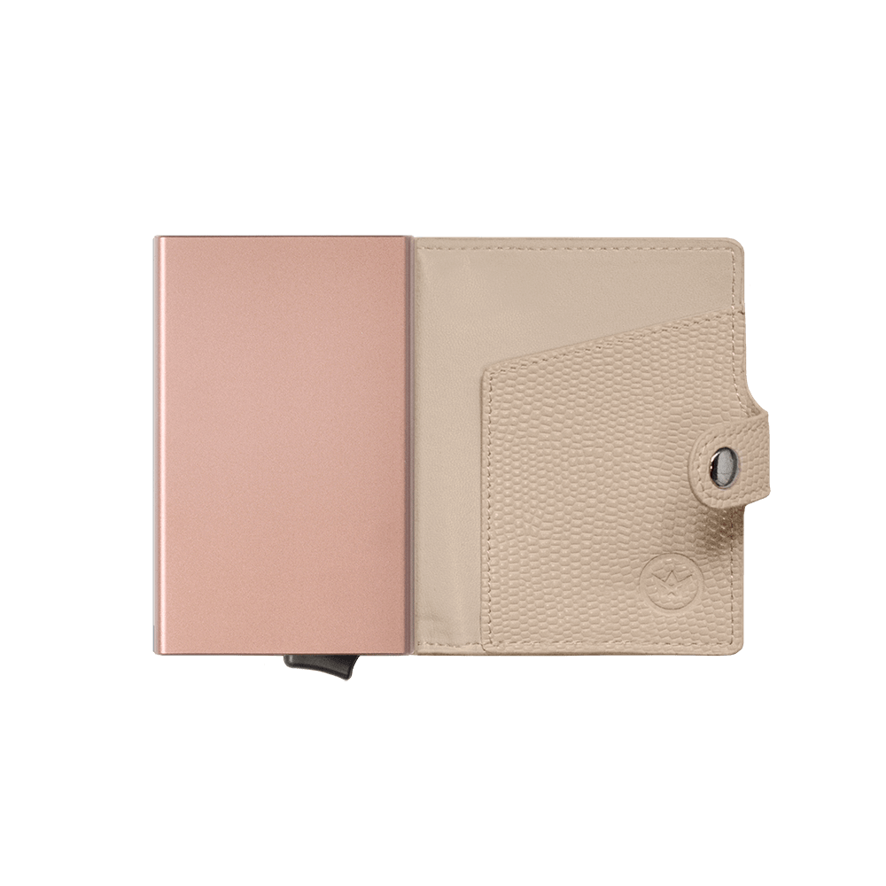 Prowallet pasjeshouder Plus Lizard beige 8721008856445 binnenvak