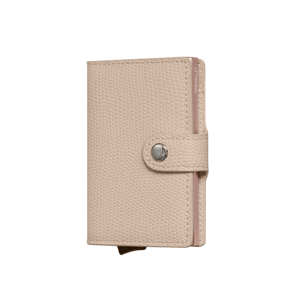 Prowallet pasjeshouder Plus Lizard beige 8721008856445 zijkant