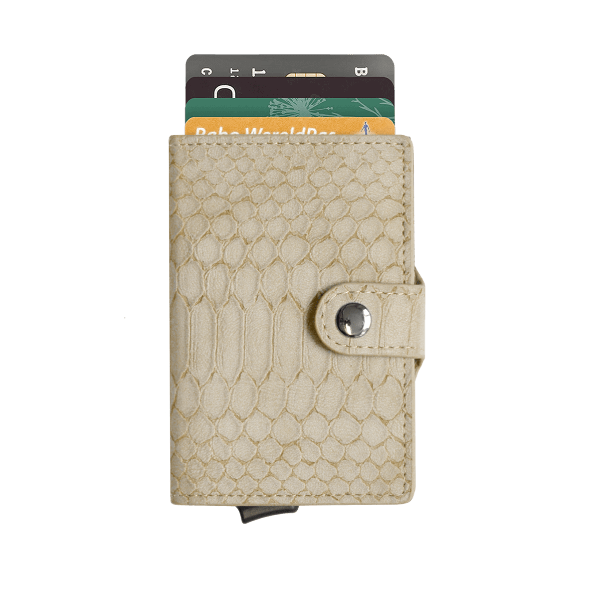 Prowallet pasjeshouder plus snake beige 8721008856506 pasjes