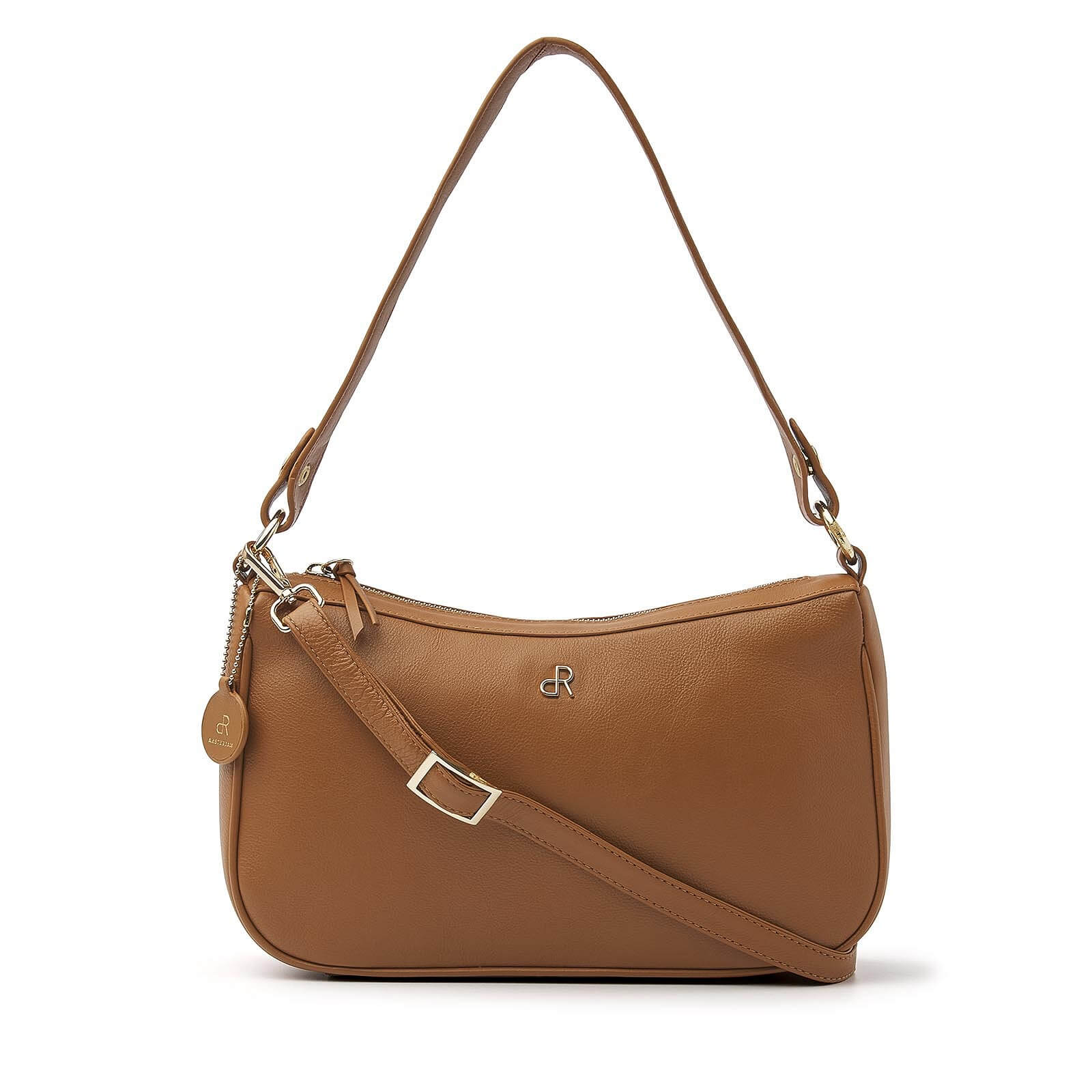 dR Amsterdam leren handtas Faggio voor dames 903708 cognac 