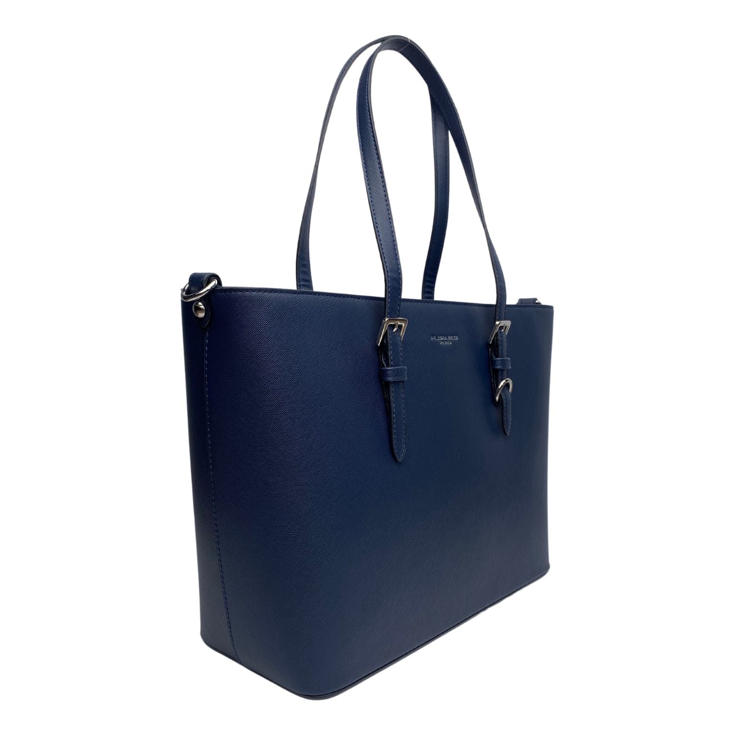 Flora & Co shoppers dames F9126 Donkerblauw zijkant