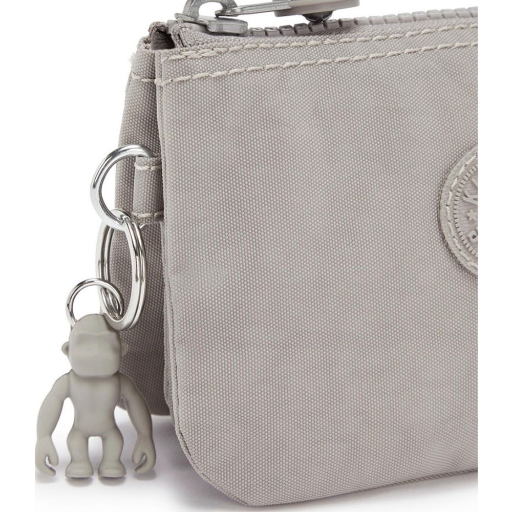 Kipling portemonnees dames Polyamide CREATIVITY S grey gris aapje