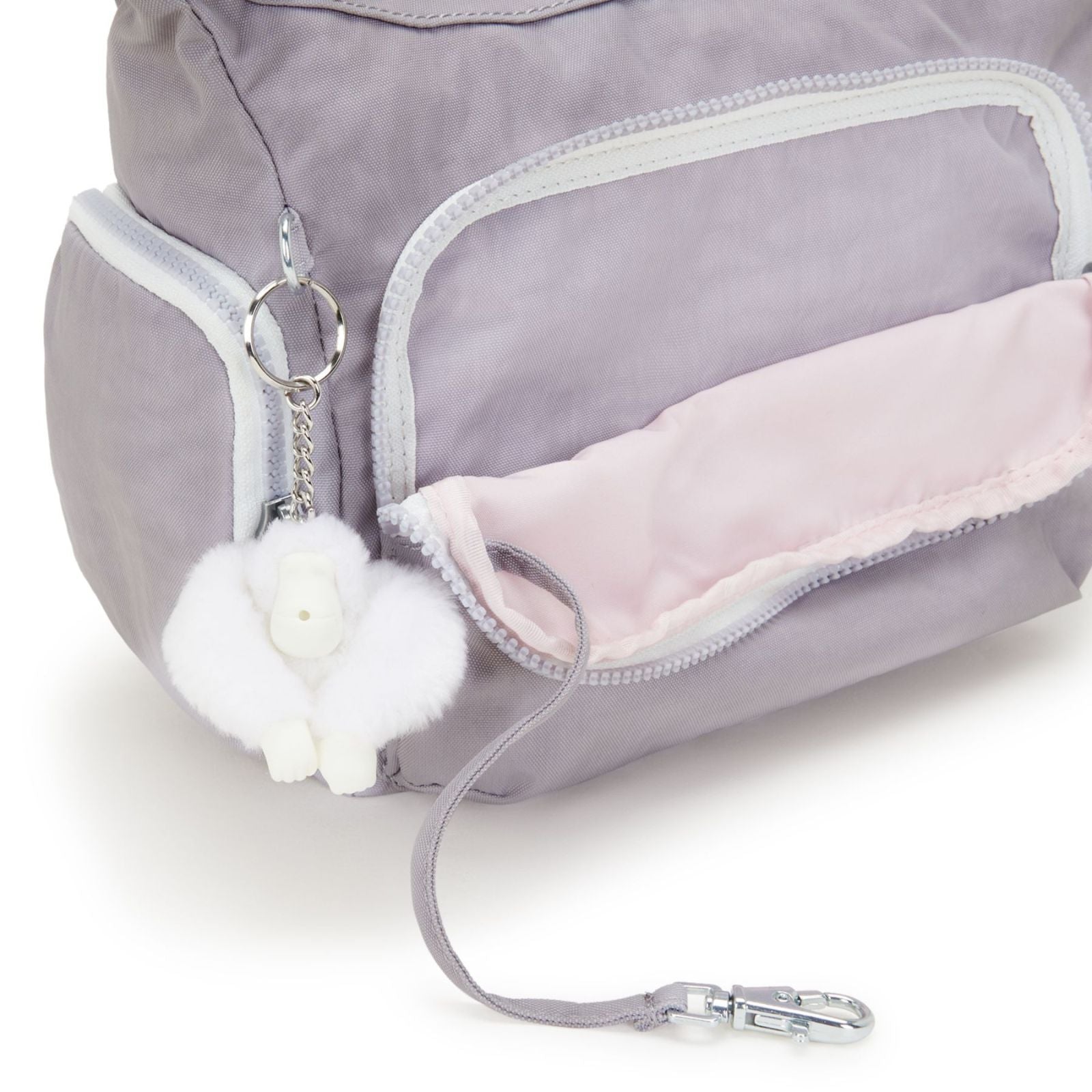 Kipling Crossbody tas GABB S KPKI44931FB1 Tender Grey sleutelhanger