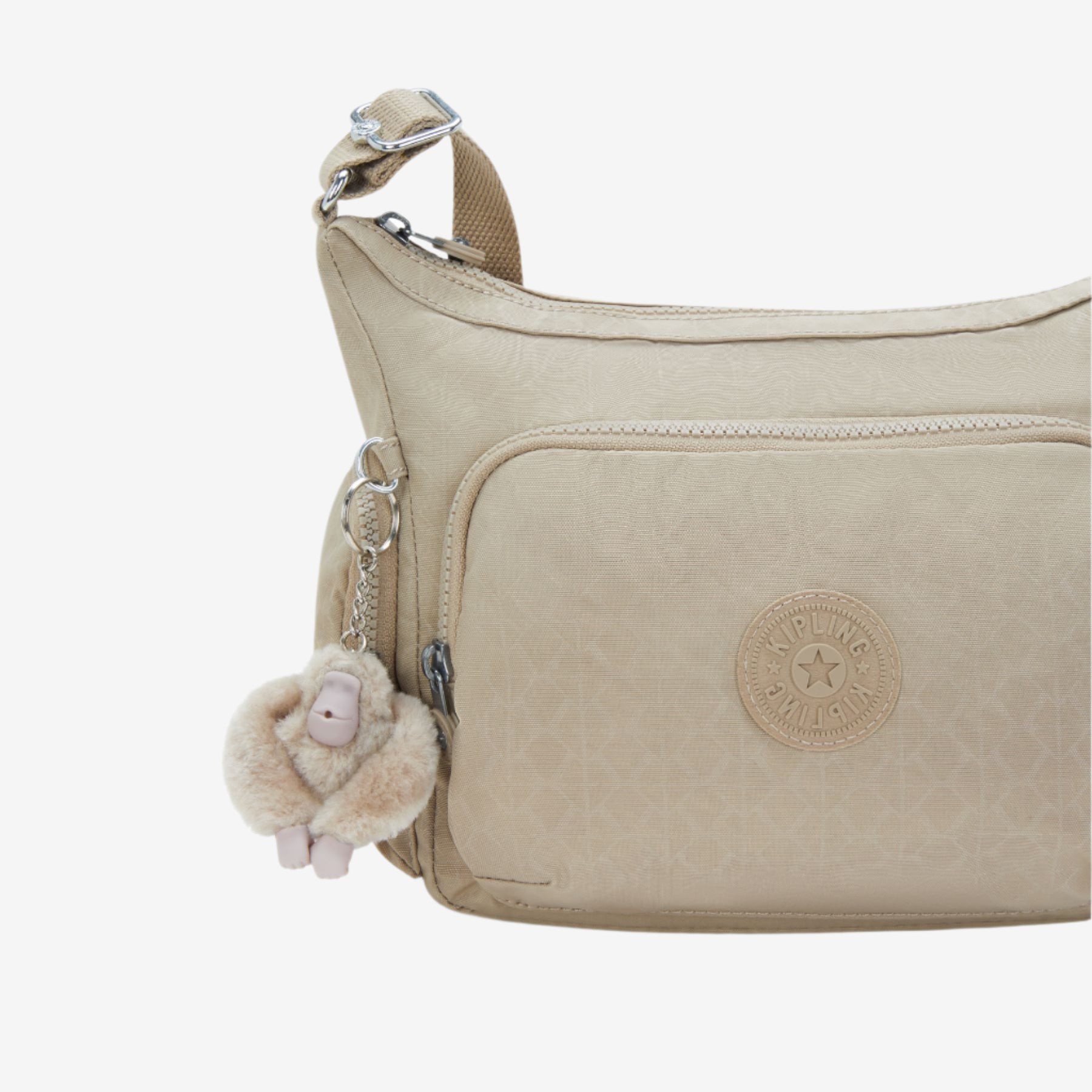 Kipling Crossbodytassen dames GABB S KPKI461196A1 Sign Beige Emb aapje