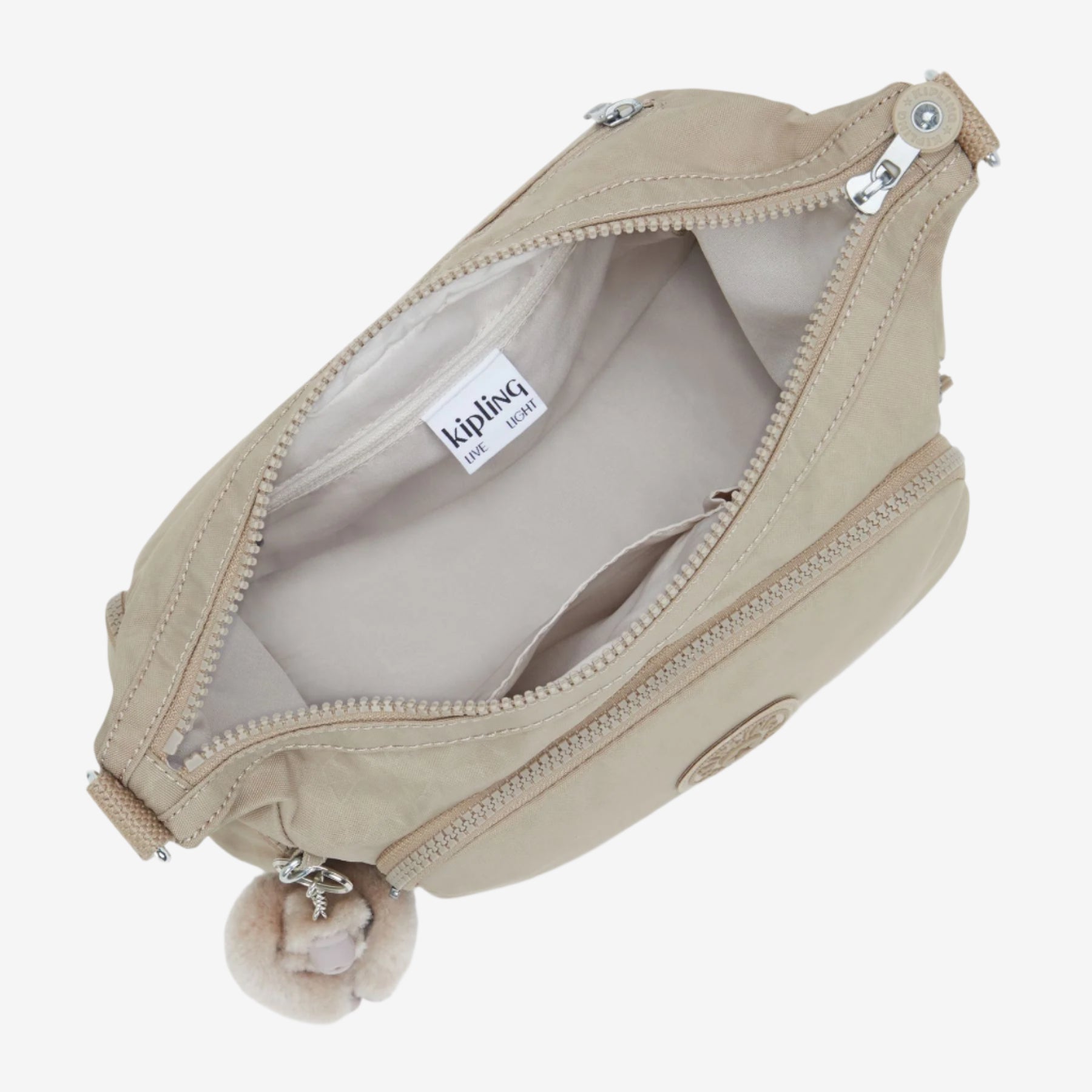 Kipling Crossbodytassen dames GABB S KPKI461196A1 Sign Beige Emb binnenkant