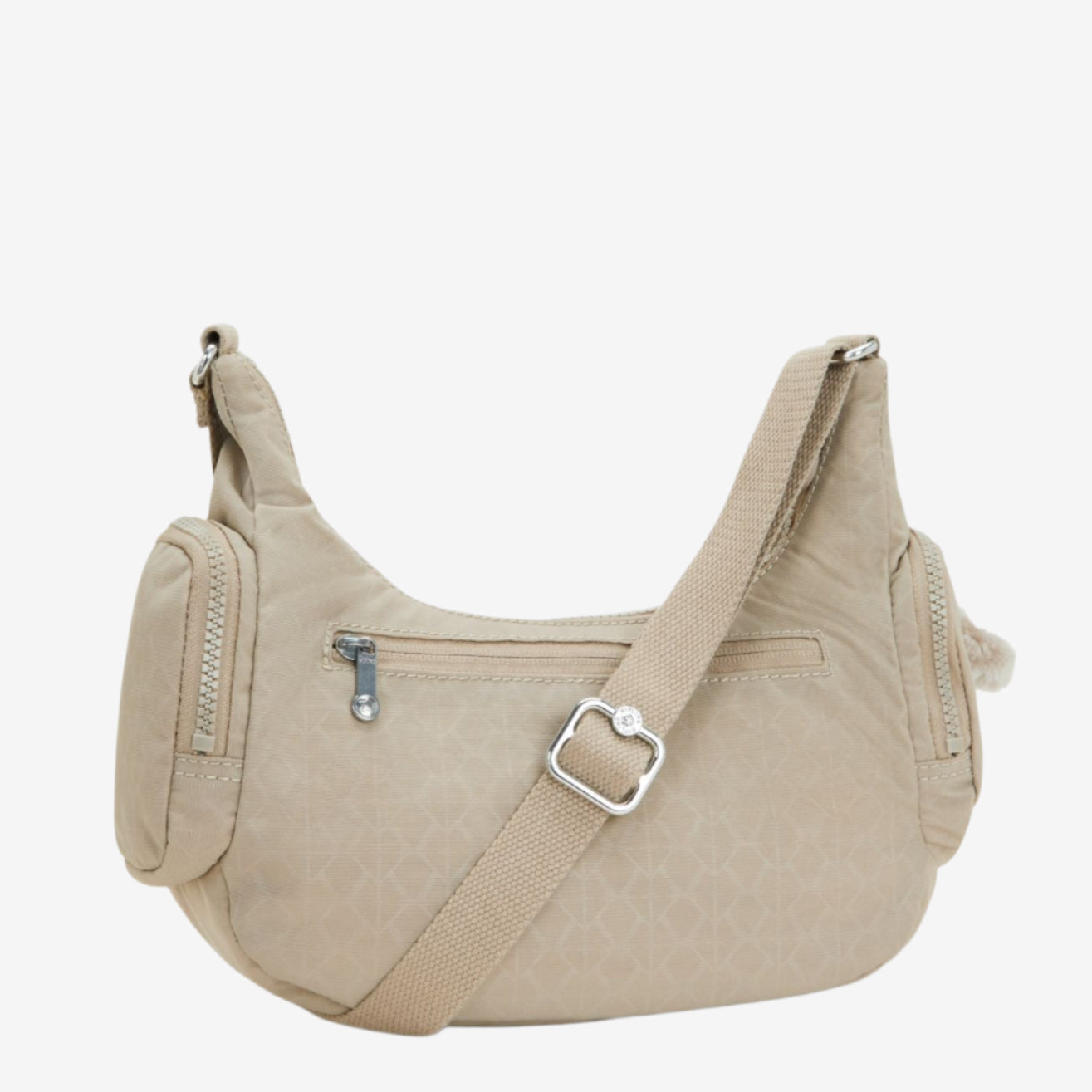 Kipling crossbodytassen dames Rikka S KPKI516496A1 Signature Beige Emb achterkant