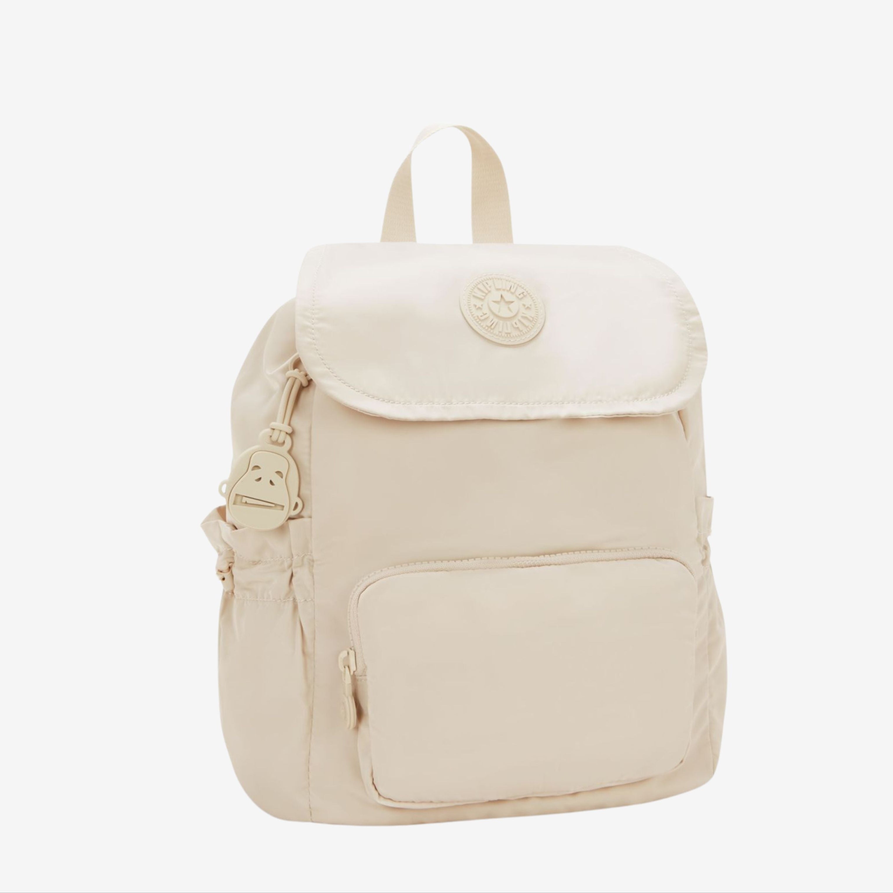 Kipling rugtassen dames Joetta KPKI57664RX1 Simply Beige zijkant