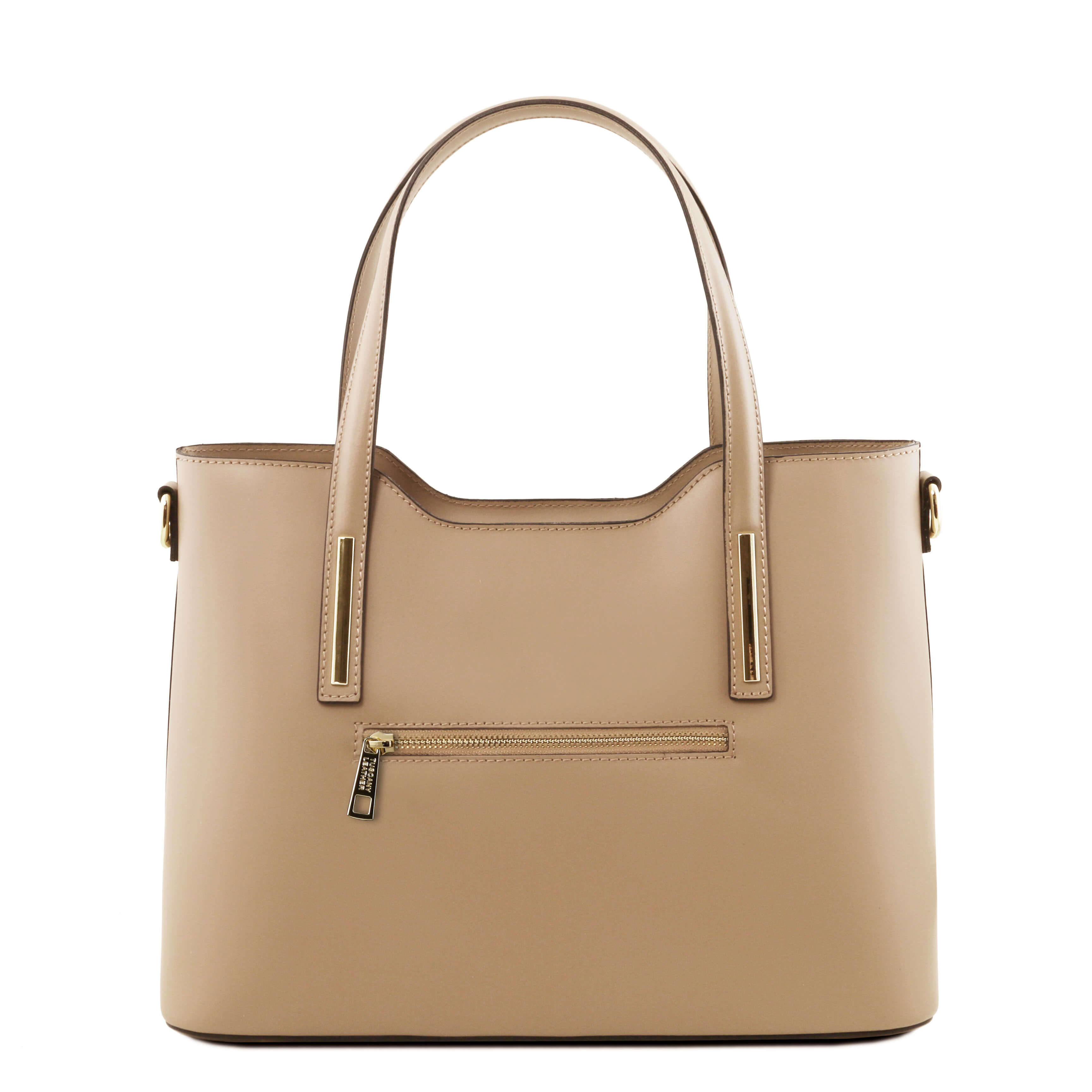 Tuscany Leather shoppers dames Olimpia TL141412 beige achterkant