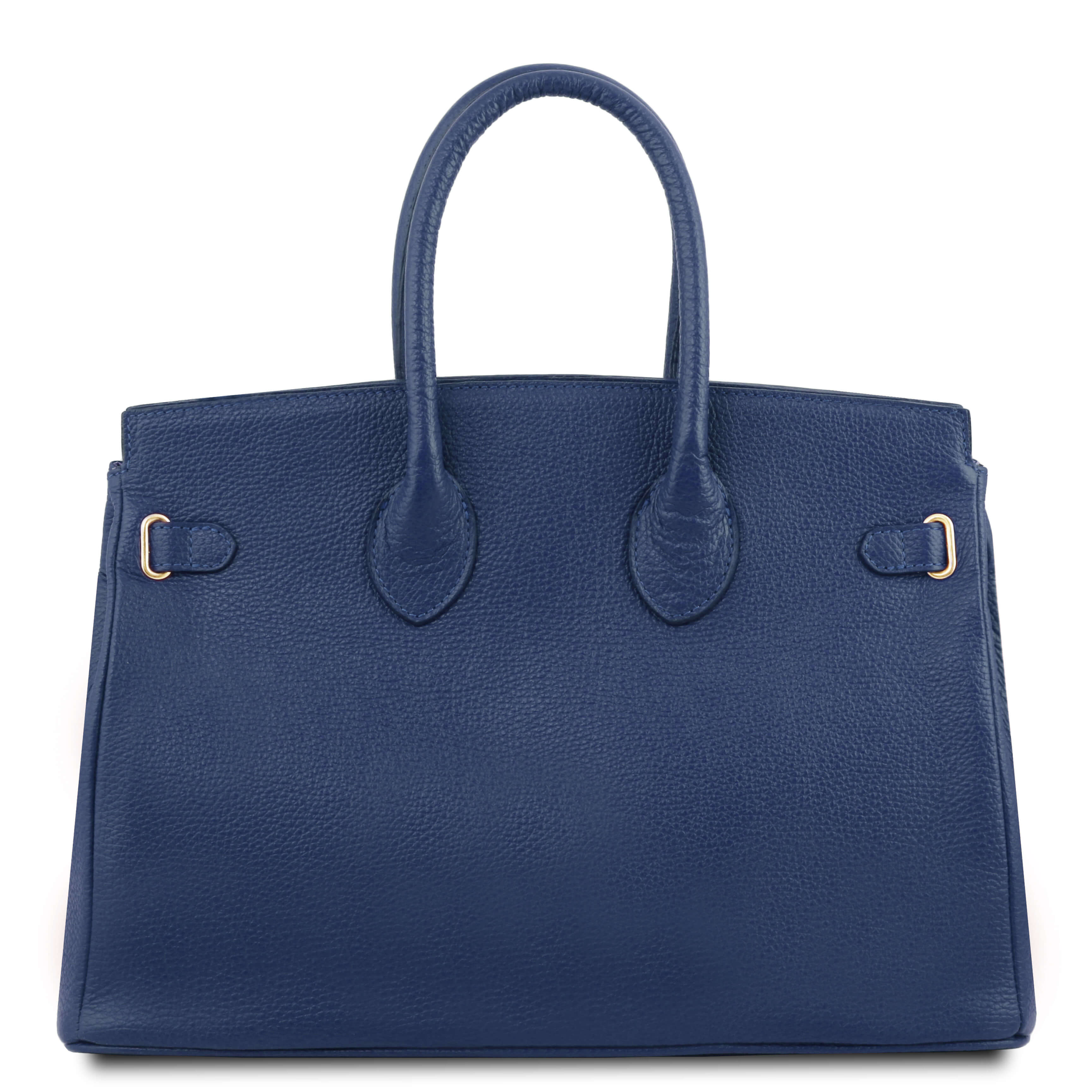 Tuscany Leather handtassen dames TL Bag TL141529 donkerblauw achterkant