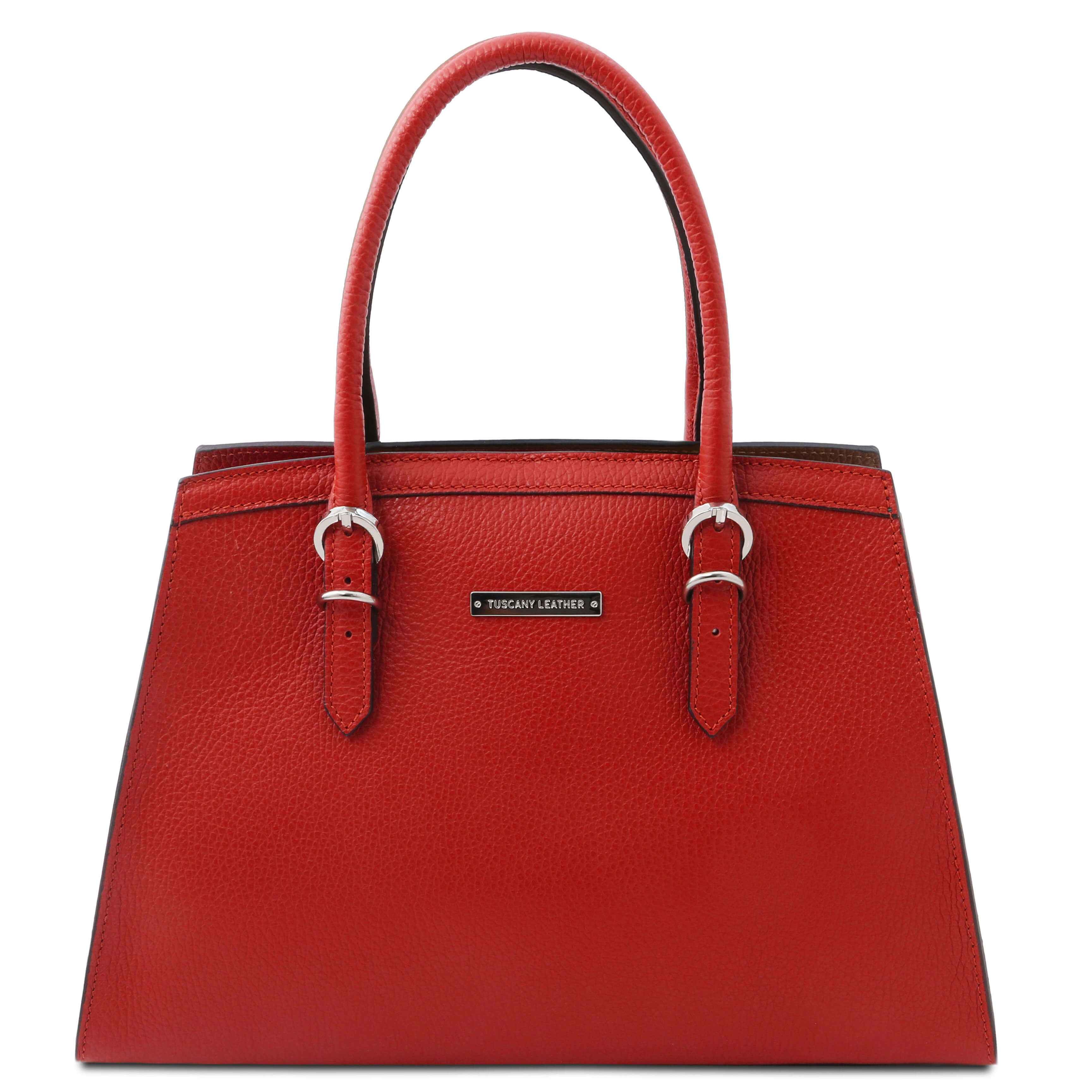 Tuscany Leather leren handtas TL Bag TL142147 voor dames rood