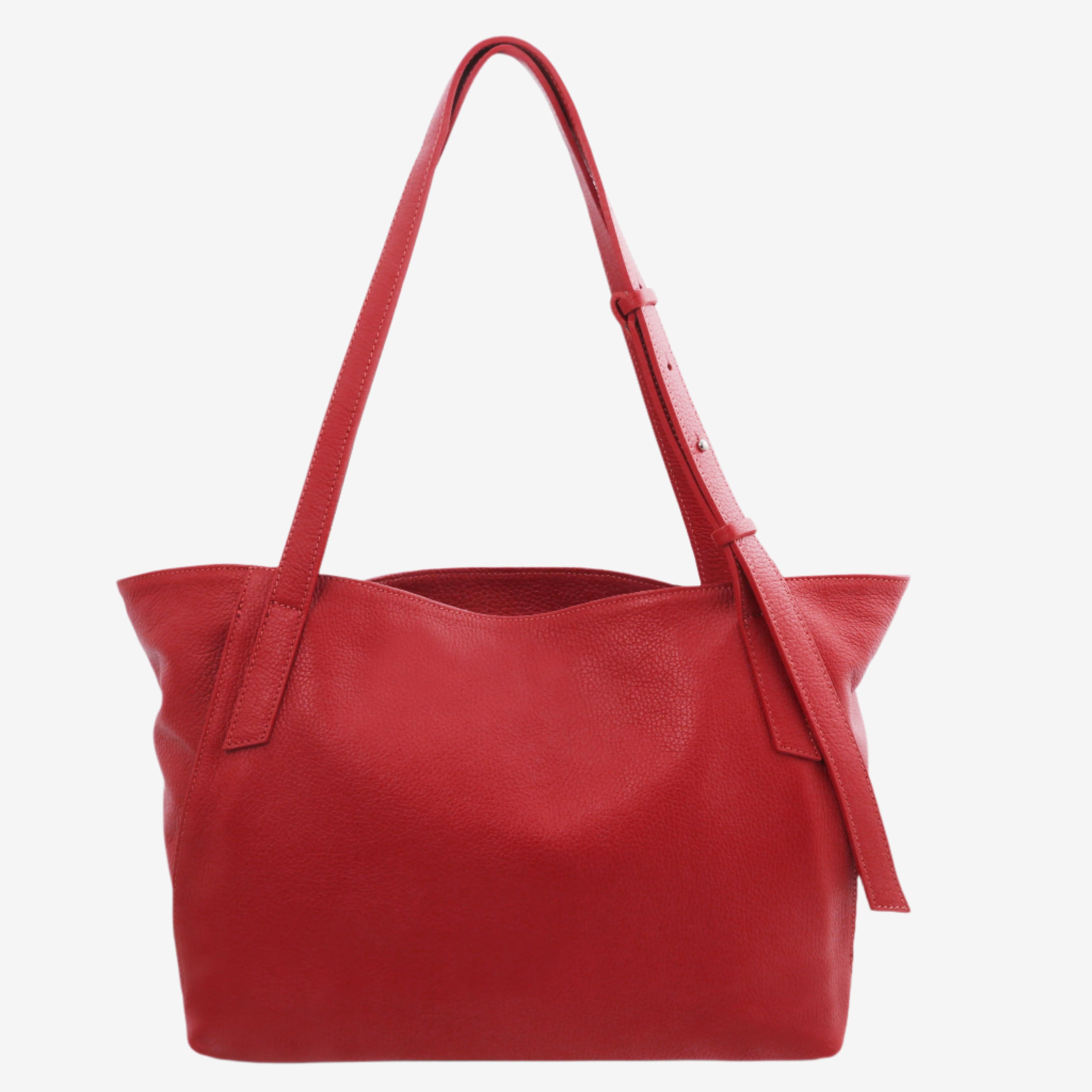 Tuscany Leather shoppers dames TL BAG TL142230 lipstick red achterkant