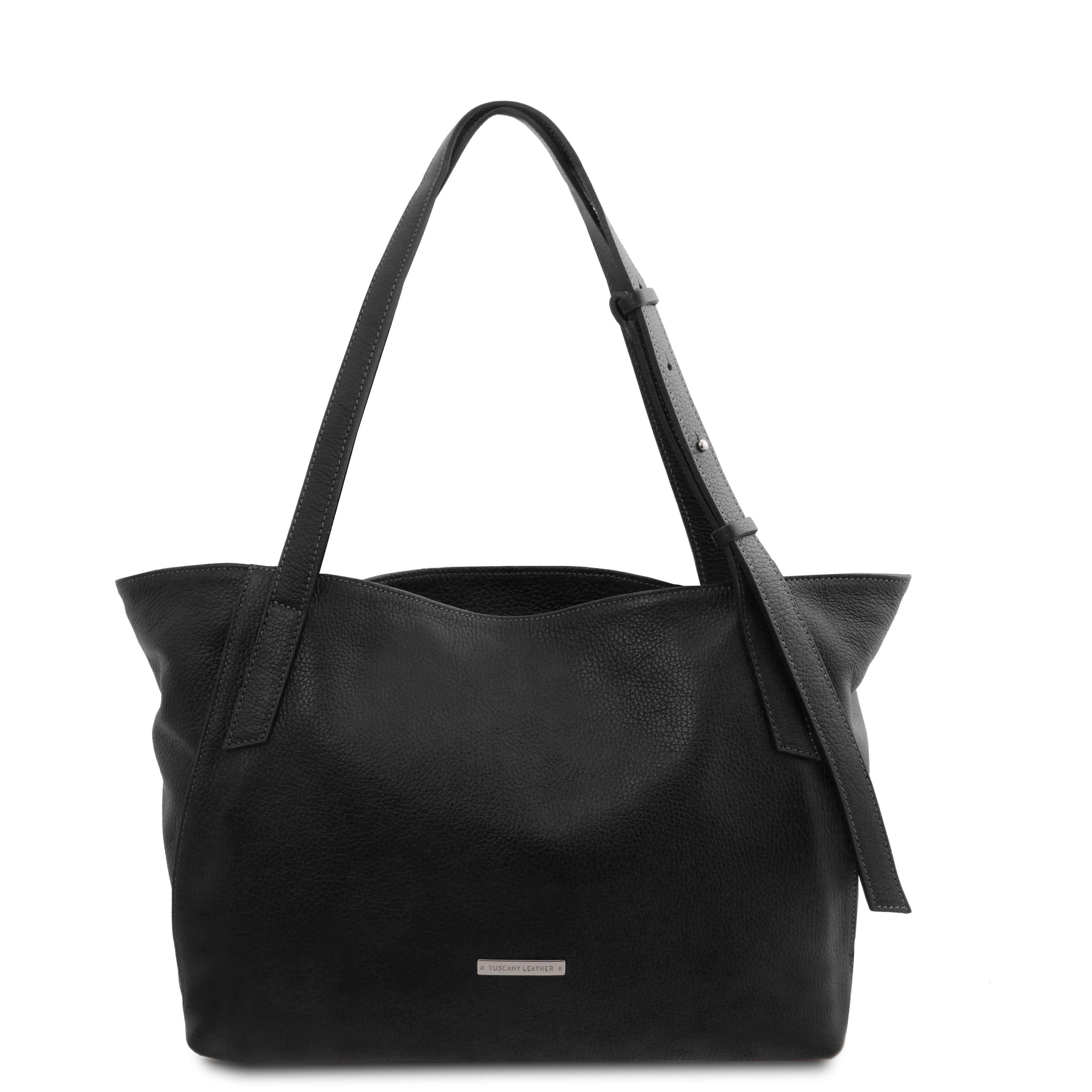 Tuscany Leather shoppers dames TL BAG TL142230 zwart 