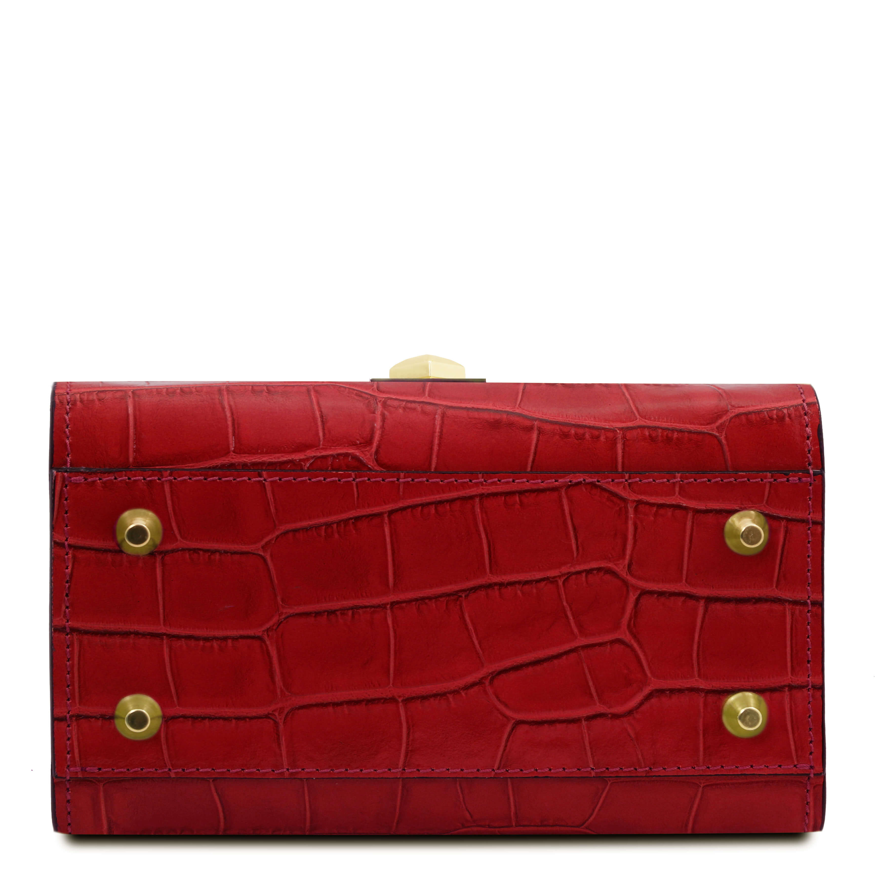 Tuscany Leather handtassen dames Atena TL142267 rood onderkant