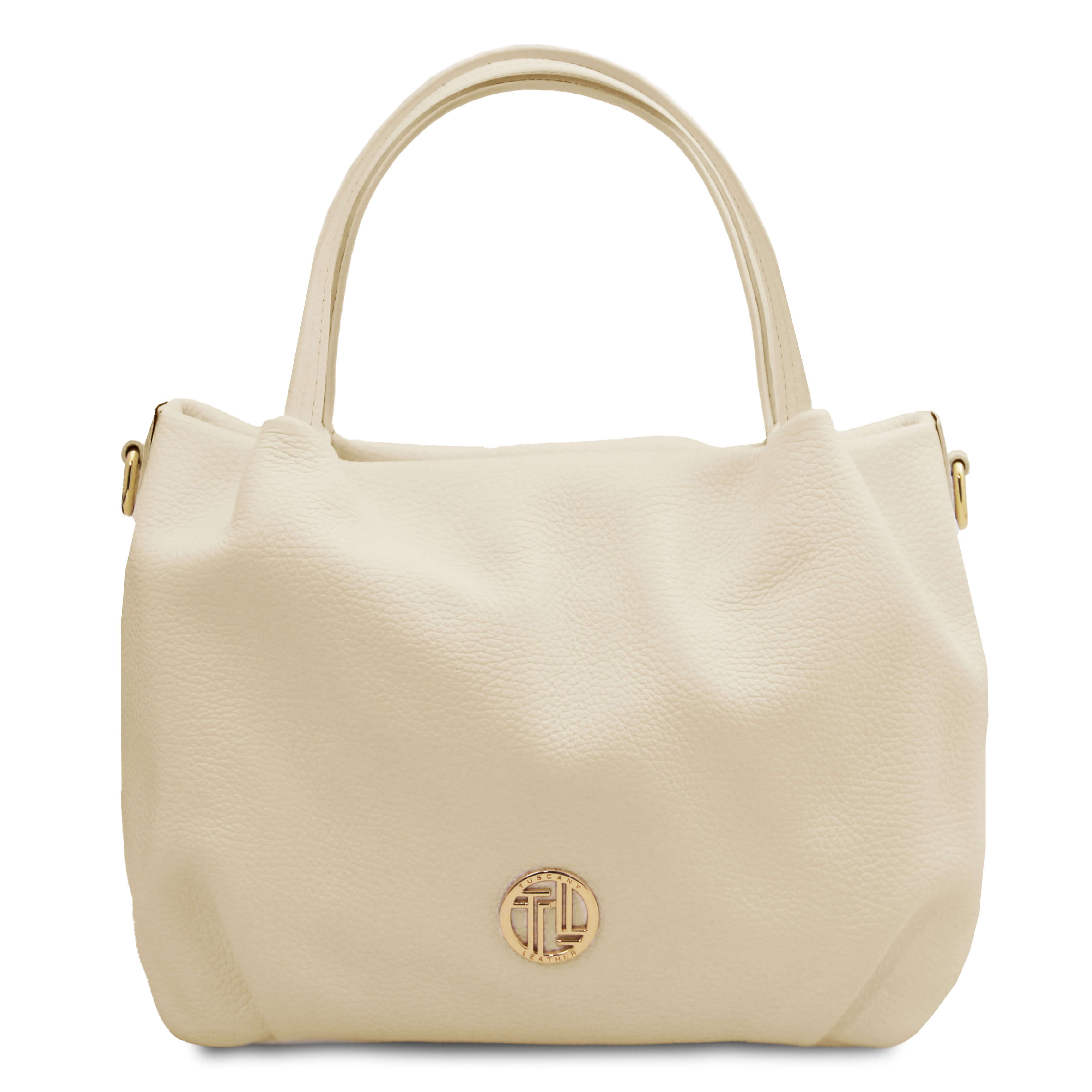 Tuscany Leather leren handtas NORA voor dames TL142372 beige