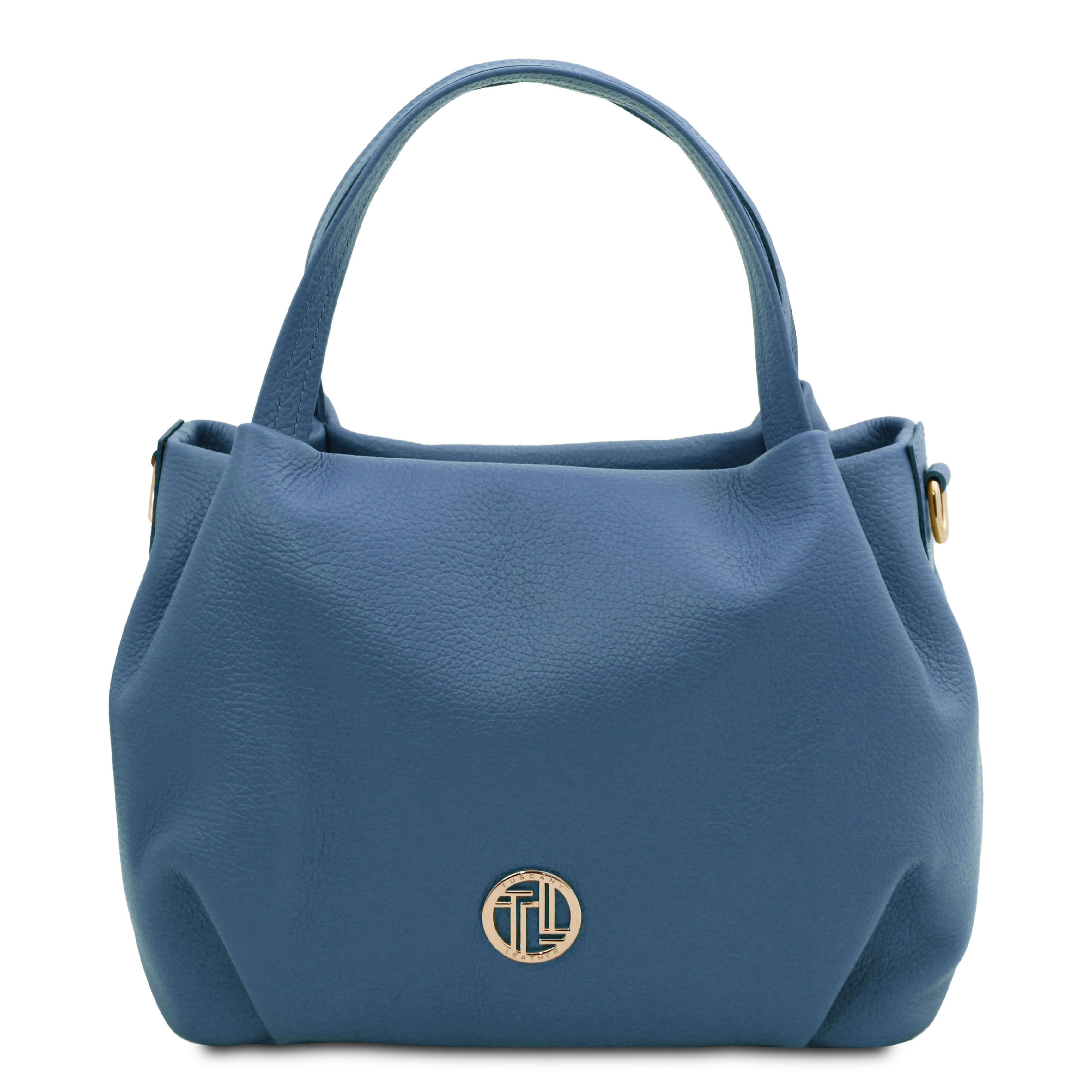 Tuscany Leather leren handtas NORA voor dames TL142372 blauw