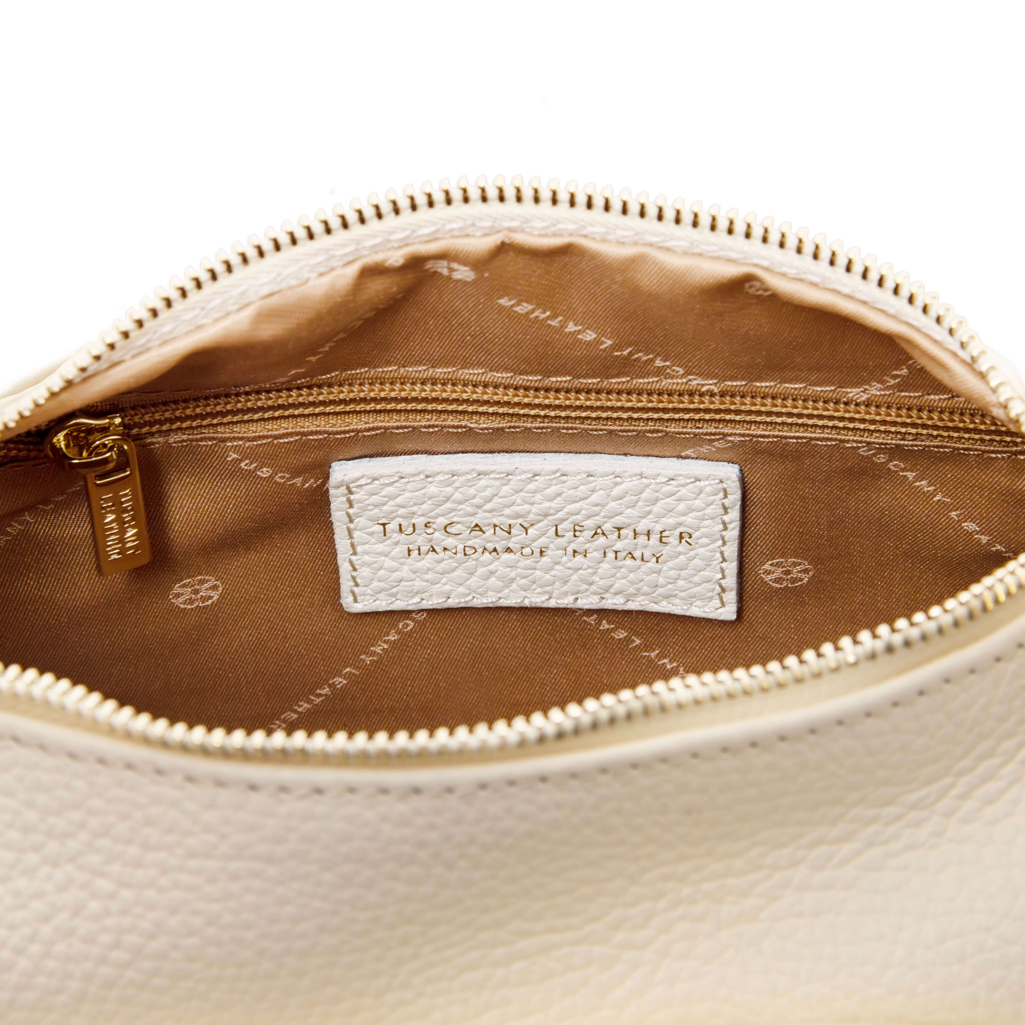 Tuscany Leather handtassen dames Olivia TL142396 beige logo