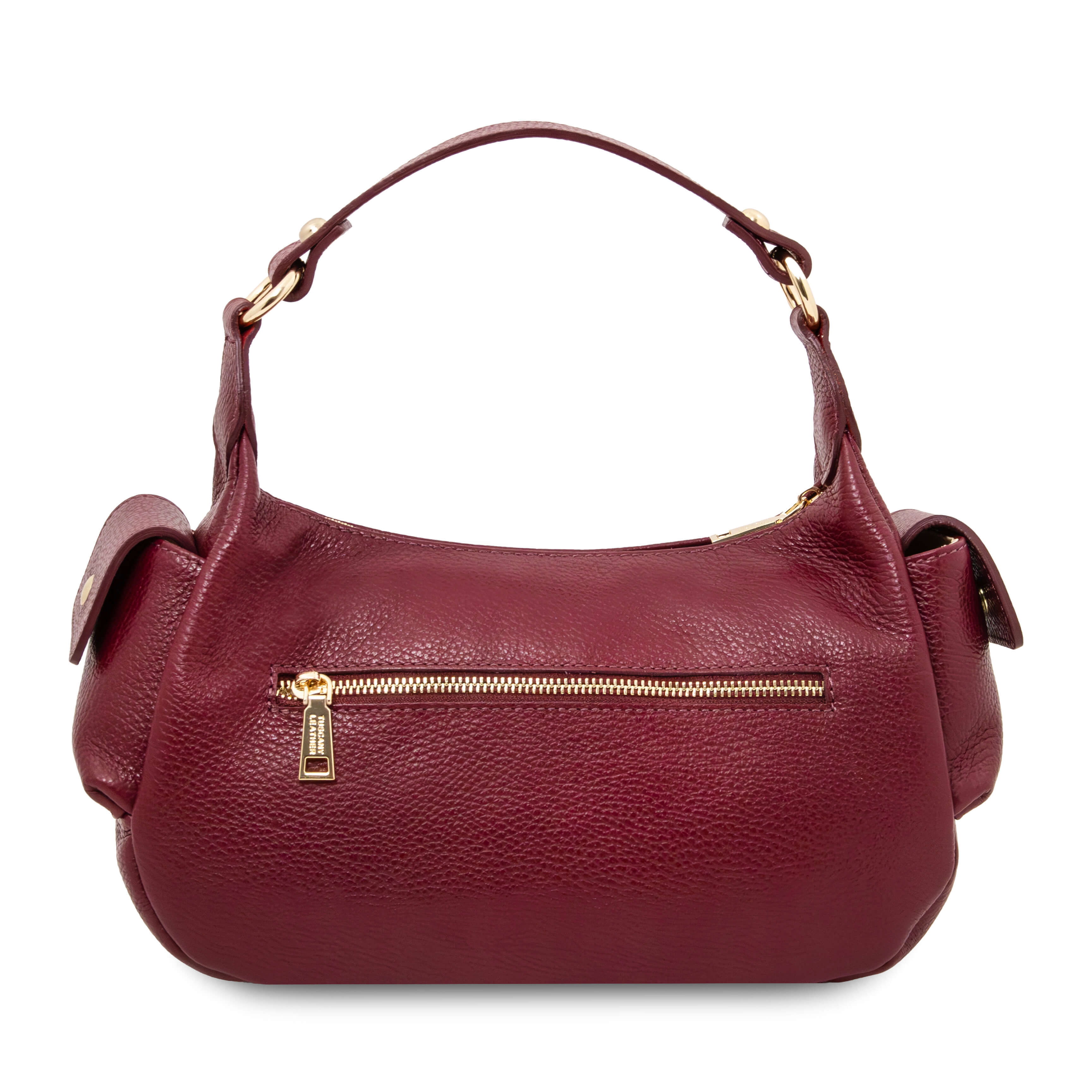 Tuscany Leather handtassen dames Olivia TL142396 bordeaux achterkant