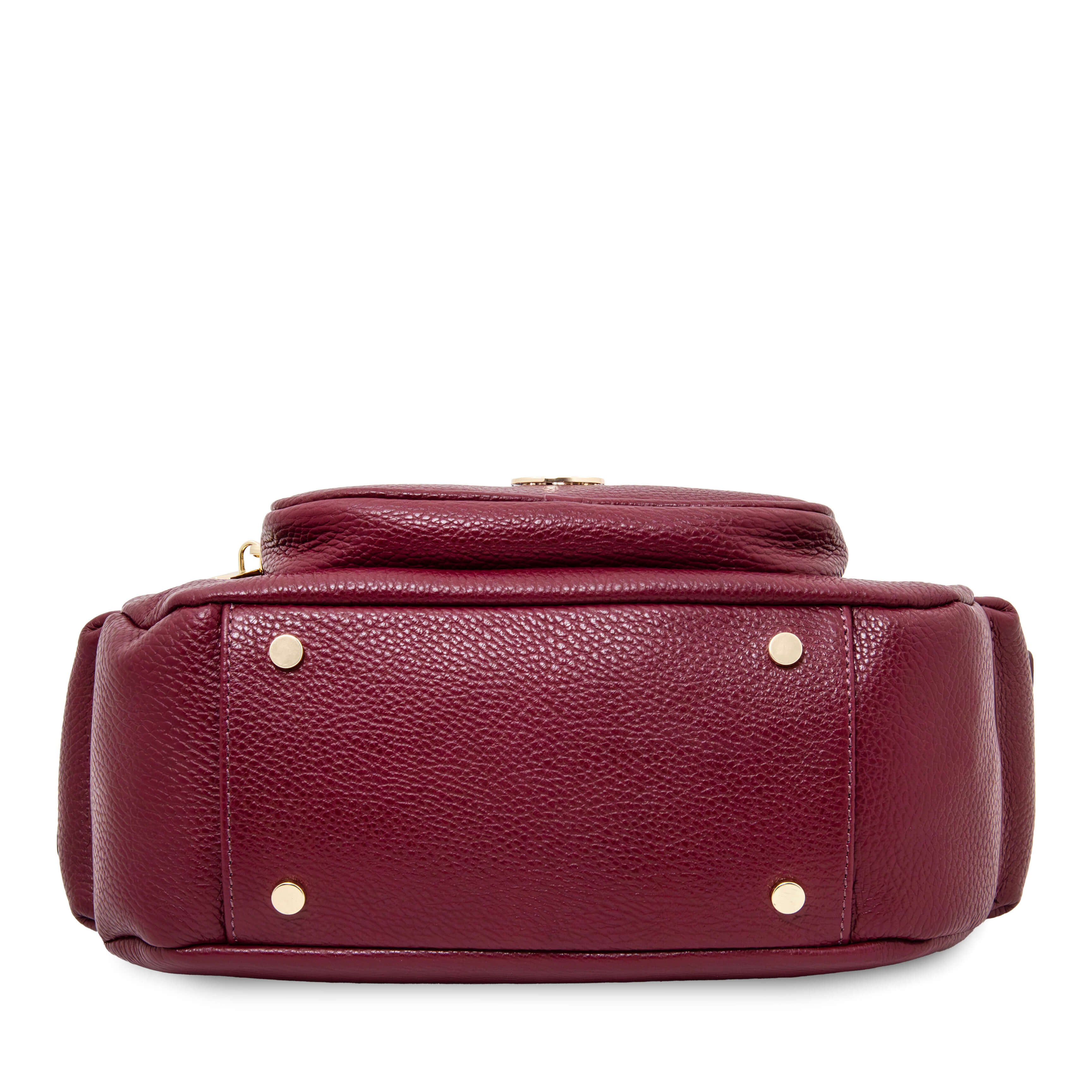 Tuscany Leather handtassen dames Olivia TL142396 bordeaux onderkant