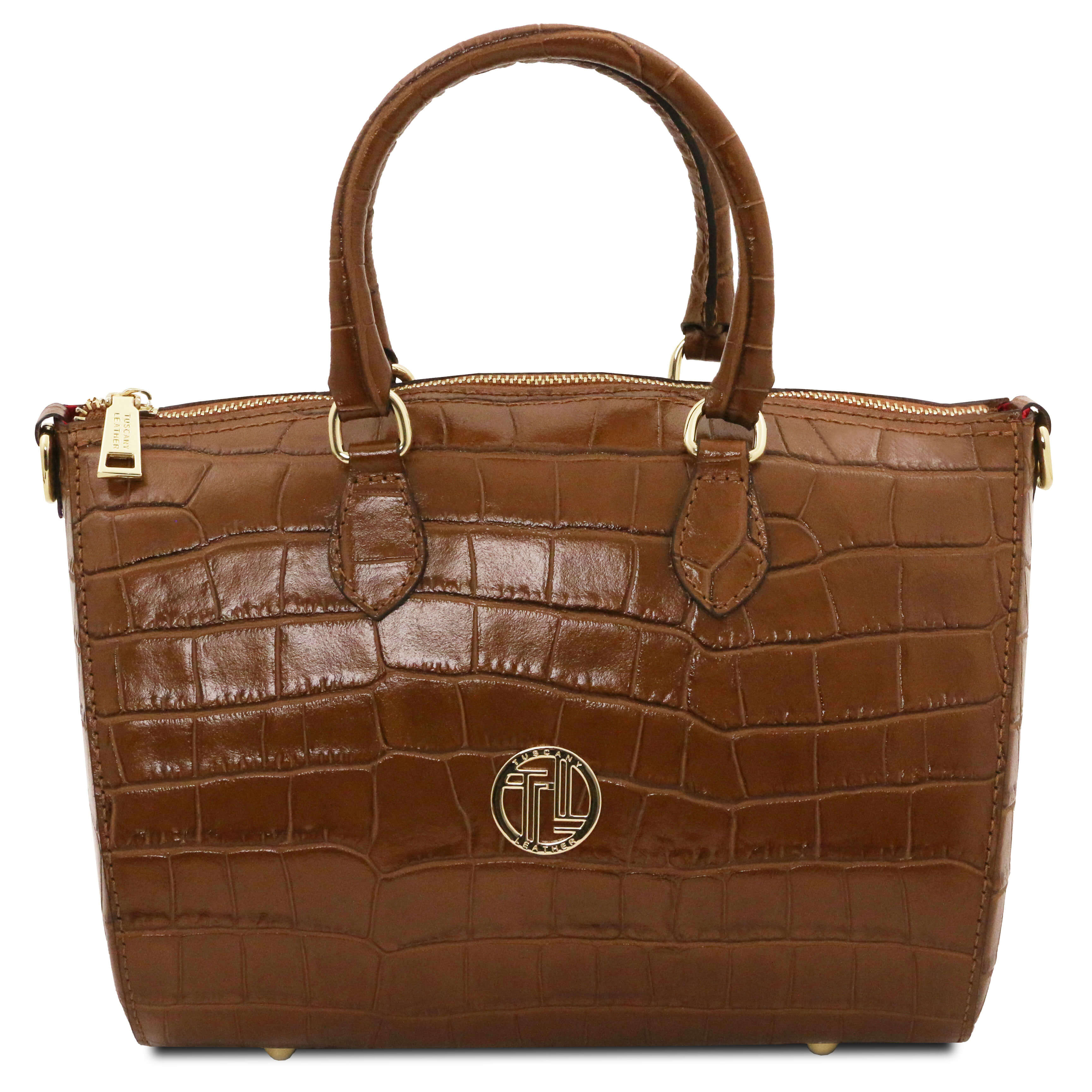 Tuscany Leather handtassen dames Layla TL142398 cognac 