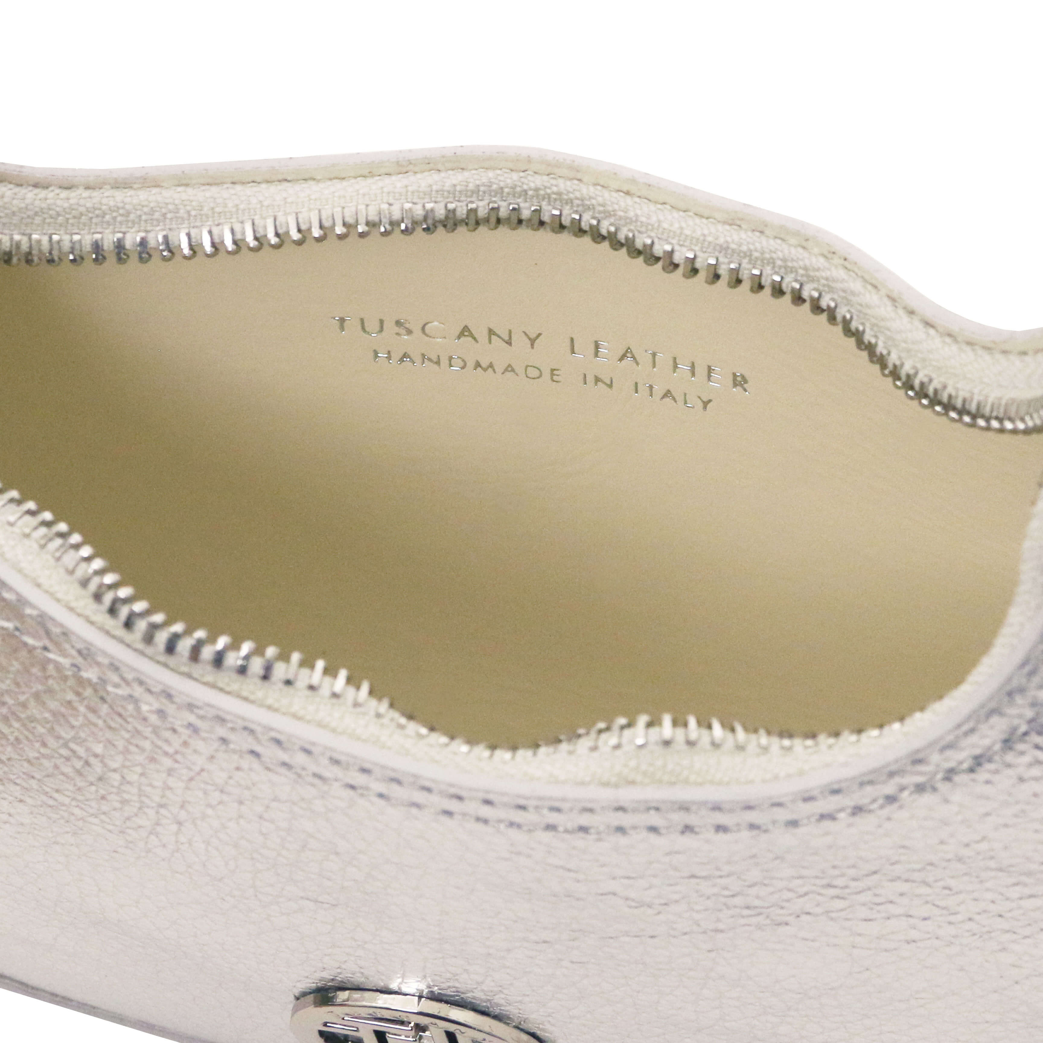 Tuscany Leather handtassen dames Pixie TL142413 Silver binnenkant