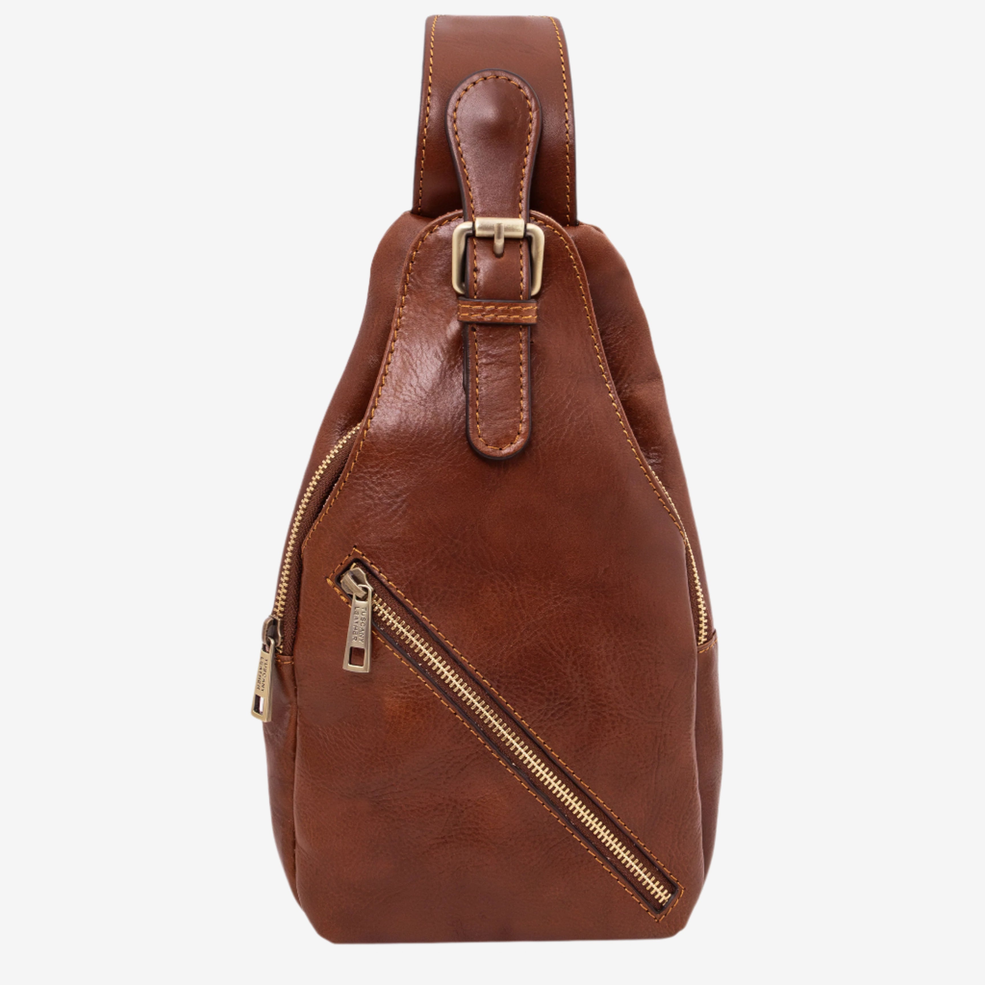 Tuscany Leather crossbodytassen heren Kevin TL142423 Brown 