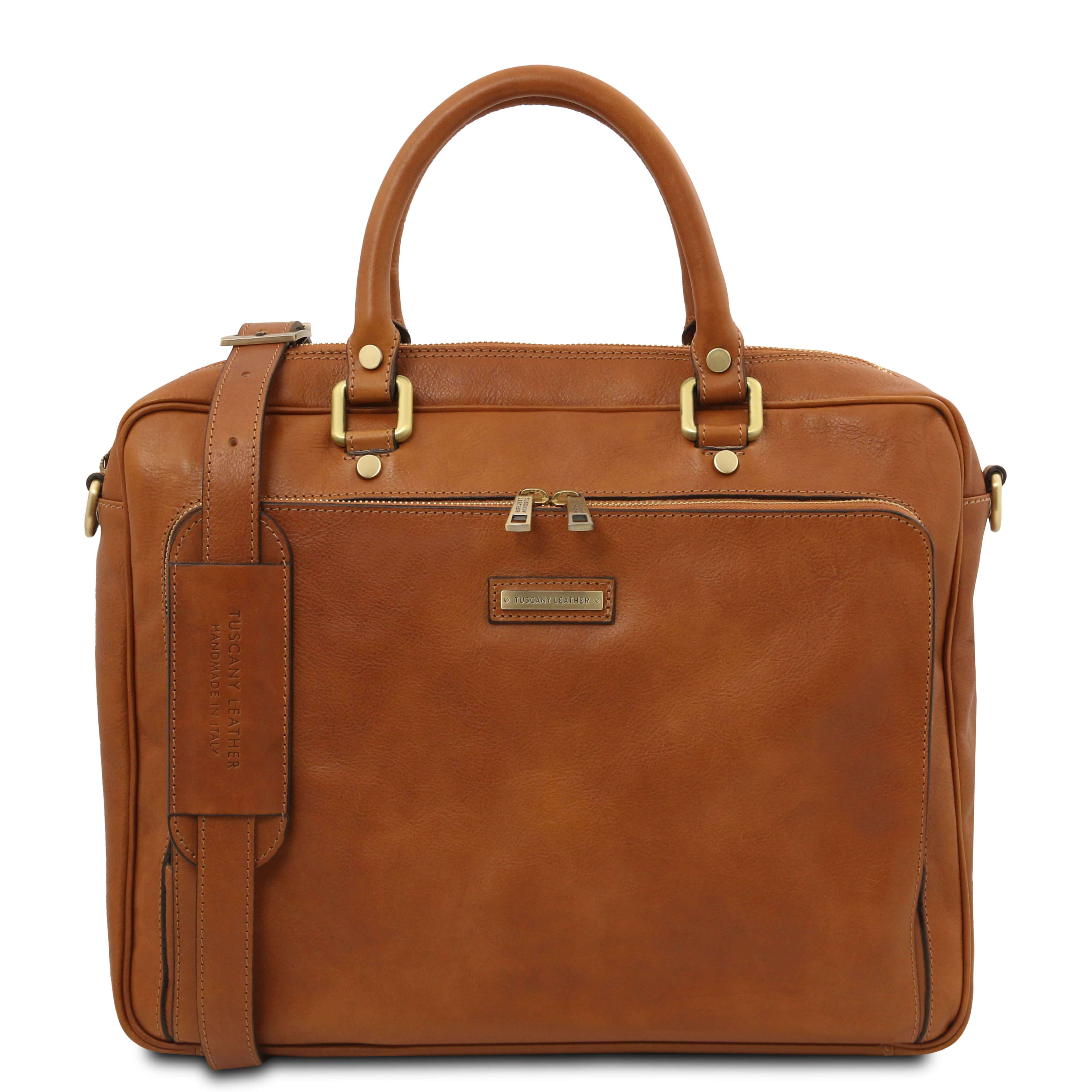 Tuscany Leather laptoptassen voor heren Pisa TL142427 natural 