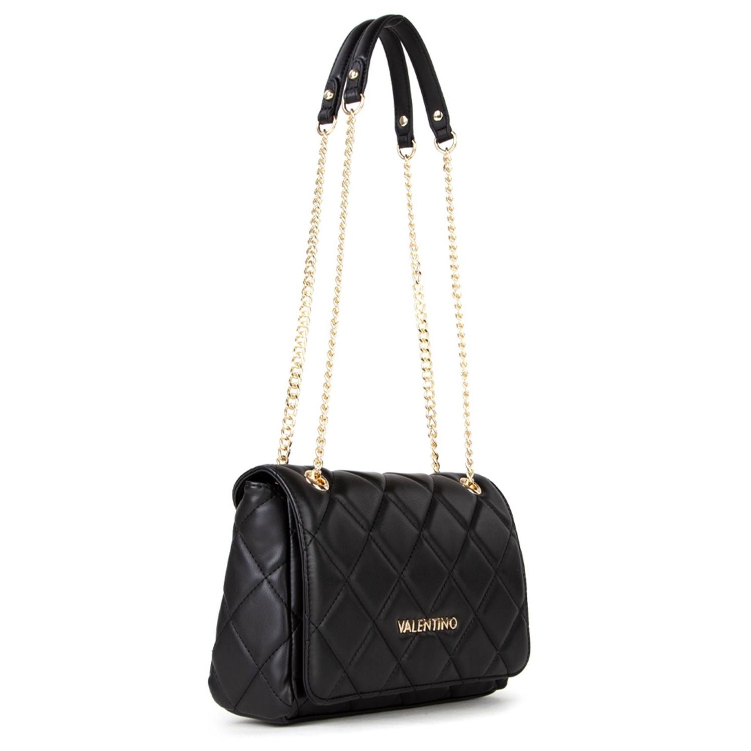 Valentino crossbodytassen dames Ocarina Nero VBS3KK02R zwart zijkant