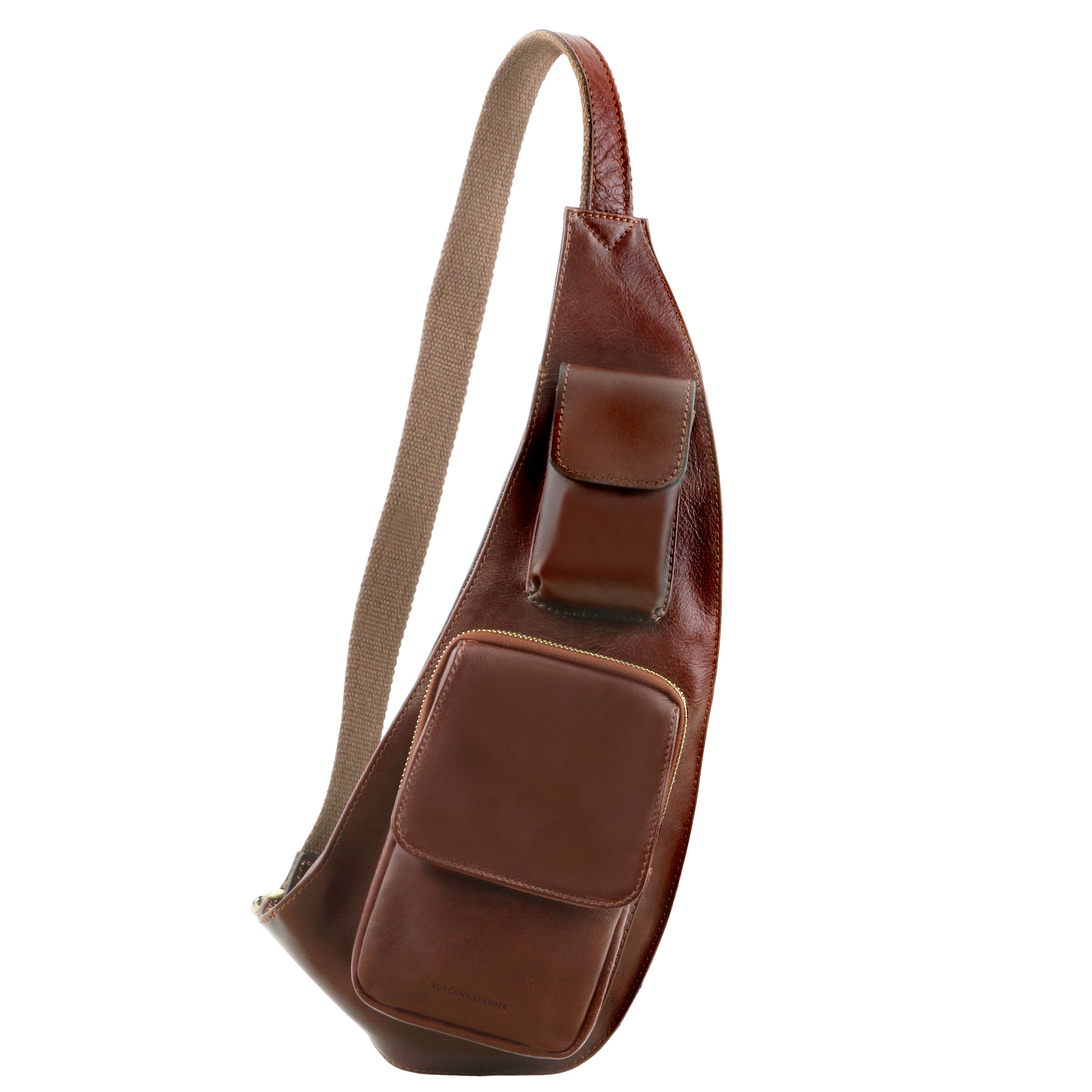 Tuscany Leather crossbody tas leer 1st Class bruin